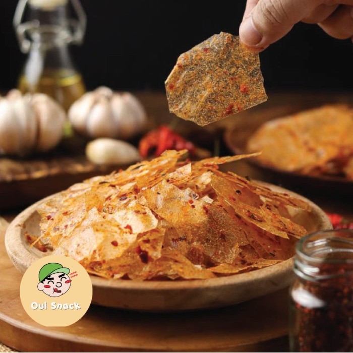

CUCI GUDANG KERIPIK KACA PEDAS DAUN JERUK / KRIPIK BELING PEDAS / KRIPCA