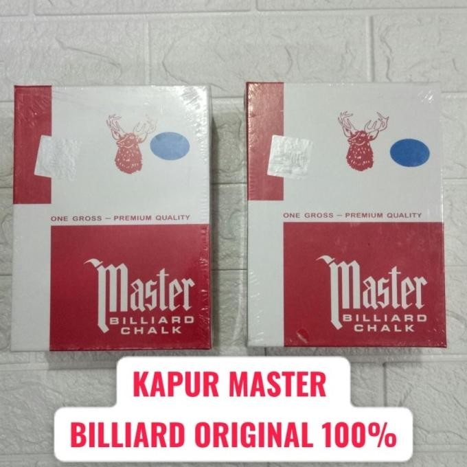 

KAPUR MASTER BILLIARD CHALK ORIGINAL 100% (KEMASAN TERSEGEL)