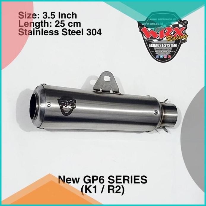 Knalpot WRX NEW GP6 K K1 K2 SS K150 AEROX 155 11OKTZ4 accessories