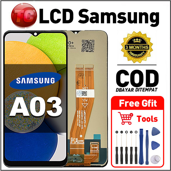 Original Lcd Samsung A03 fullset ori asli Layar hp touchscreen Sentuh Versi Tinggi COD