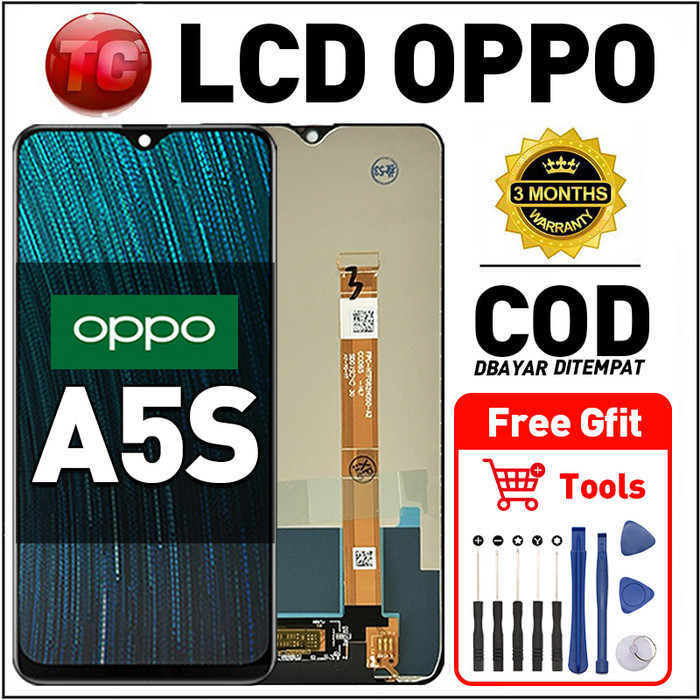 Original Lcd OPPO A5S fullset ori asli Layar hp touchscreen Sentuh Versi Tinggi COD