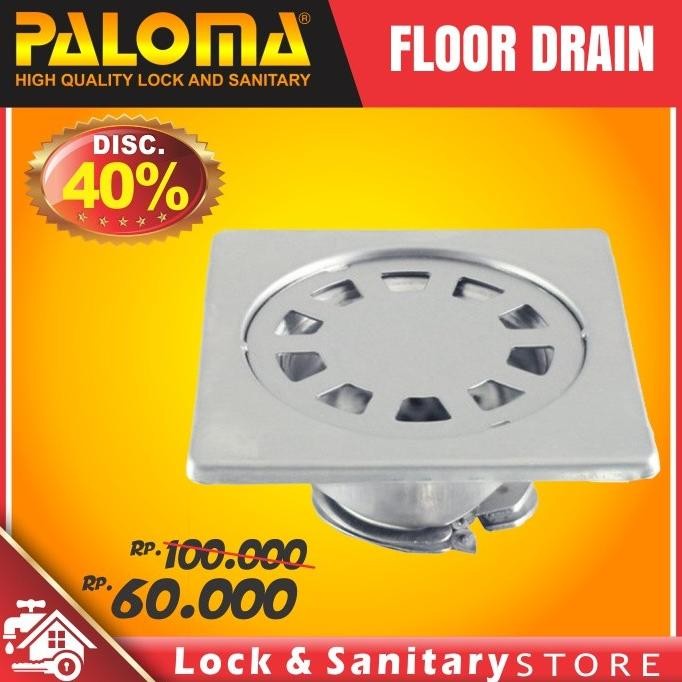 Floor Drain Paloma FDP 1201 Saringan Got Anti Bau Anti Kecoa