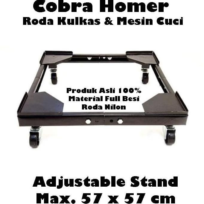 RODA KULKAS BESI COBRA/TATAKAN KULKAS RODA BESI COBRA