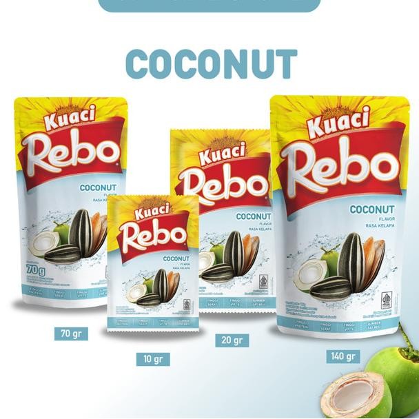 

Rebo Kuaci X One Piece Bundling 3 Pcs - Rasa Coconut, Green Tea 140 Gram & Lk 70 Gram