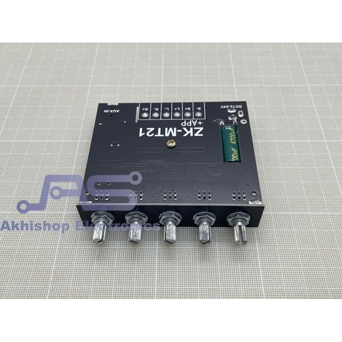 Original Wuzhi Audio Zk-Mt21 Zk-Tb21 Bluetooth Amplifier Module 2.1Ch