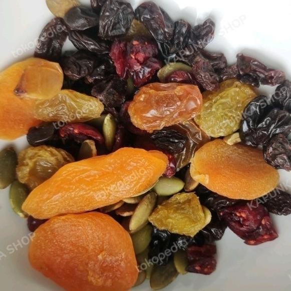 

Xed Dried Fruit 500Gr( Cranberry, Appricot, Raisin/Dark , Pumpkin