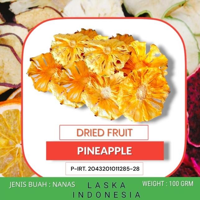 

Dried Pine Slice / Nanas Kering Iris / Dehydrate Fruit 100 Grm