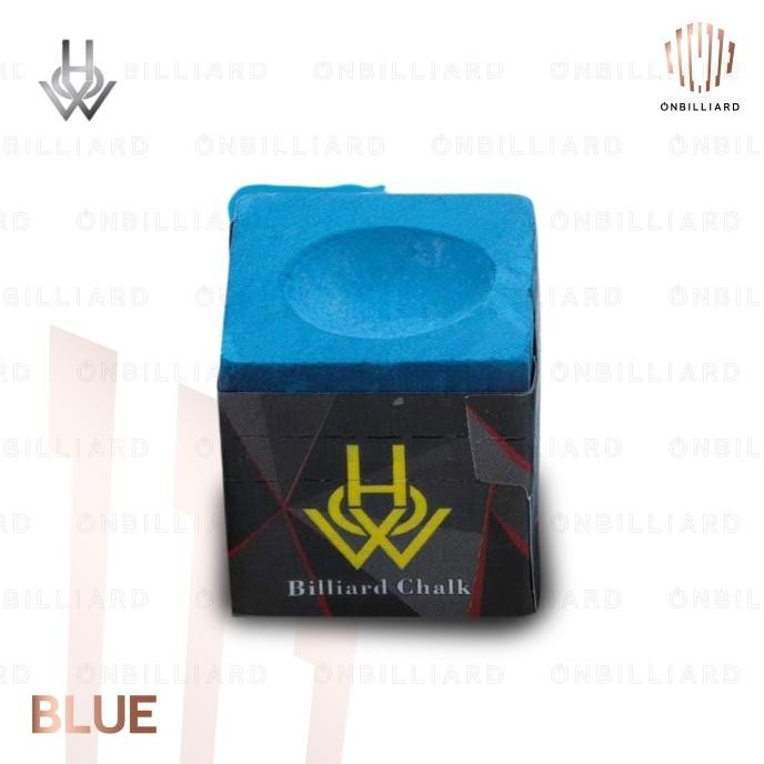 

BLUE- HOW CHALK KAPUR STICK BILLIARD BILIAR ORIGINAL USA BLUE GREEN CUK