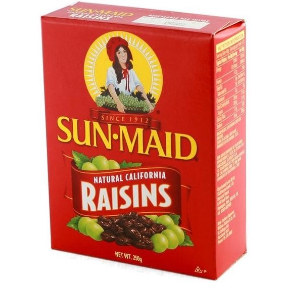 

Sunmaid Raisin California / Raisins Kiss California 250Gr