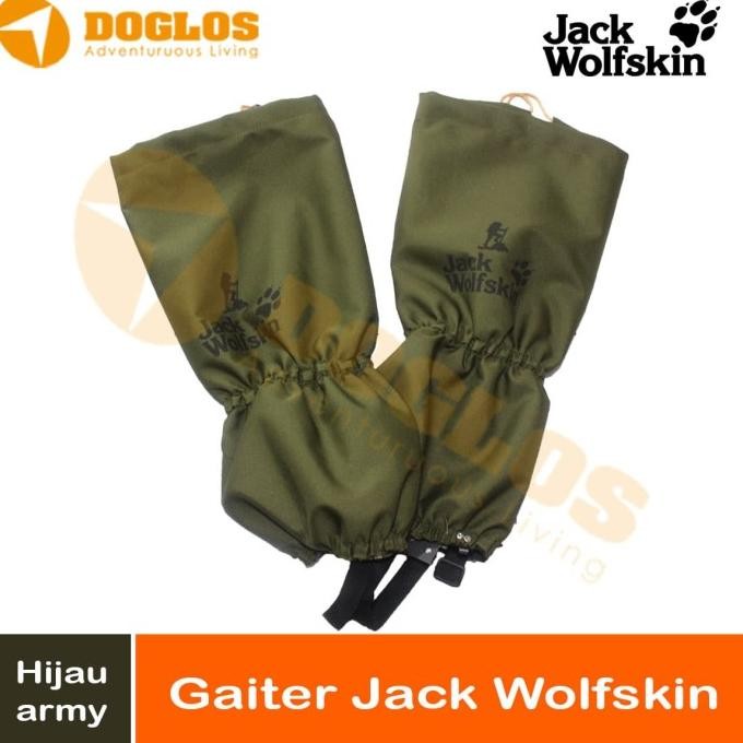 socket - Gaiter Jack Wolfskin Jws Pelindung Kaki dan Sepatu saat Hiking Ijo