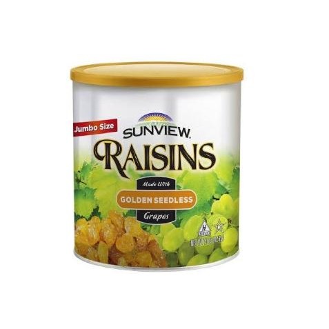 

Sunview Raisins Seedless Grapes Kiss Jumbo Size 425G