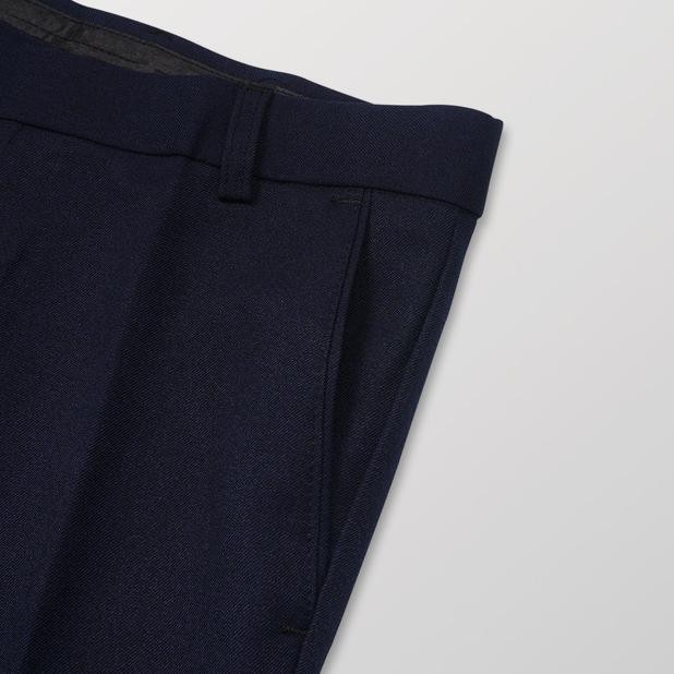 

BLUE- FROYEMUL | DARK BLUE TROUSER | CELANA BAHAN PRIA FORMAL SLIMFIT