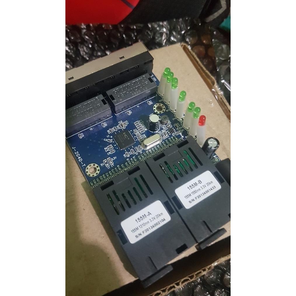 TERBARU - HsAirpo CM2F4E Board Only Media Converter 2 Fo 4 Eth