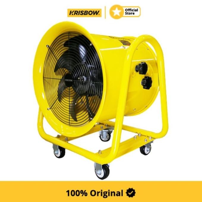 Krisbow 18 inci Blower Ventilator Industrial - Kuning