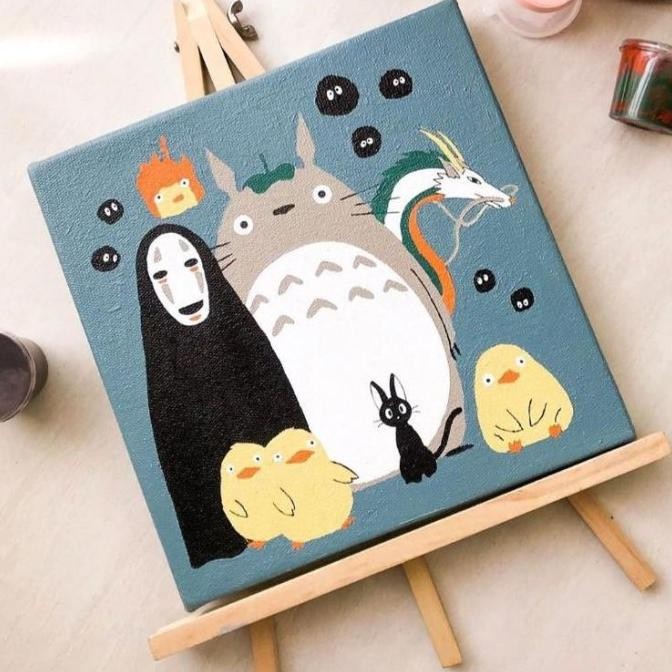 

Promo!! Paint By Number Studio Ghibli | Bypainters | Painting Kit | Premium
