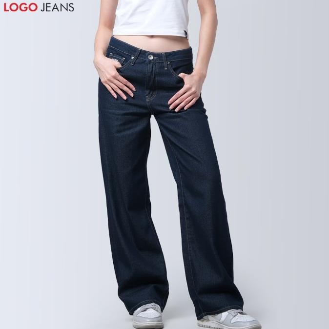 

BLUE- LOGO JEANS LOOSE I2 SERIES DARK BLUE 43LI2L2DL