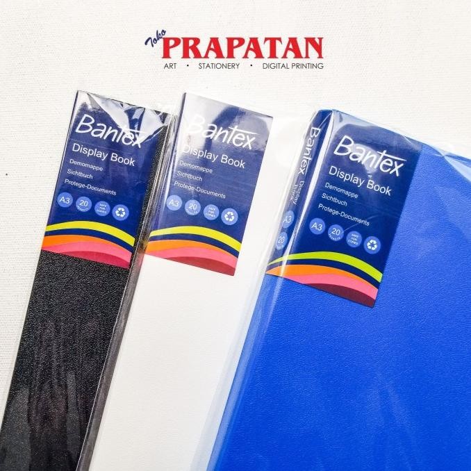 

BANTEX DISPLAY BOOK A3 20POCKETS / MAP FILES UKURAN A3
