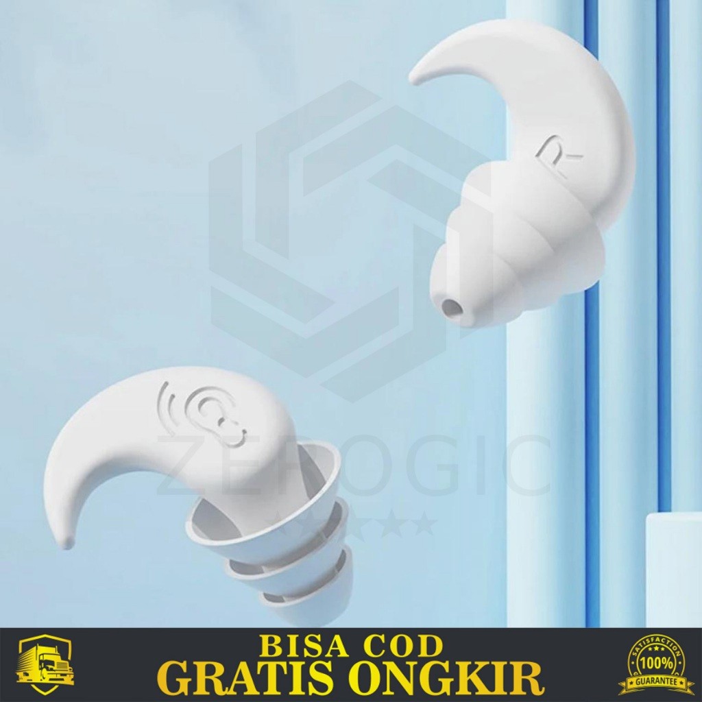 PENUTUP TELINGA RENANG SILIKON WATERPROOF REDUCTION PEREDAM SUARA