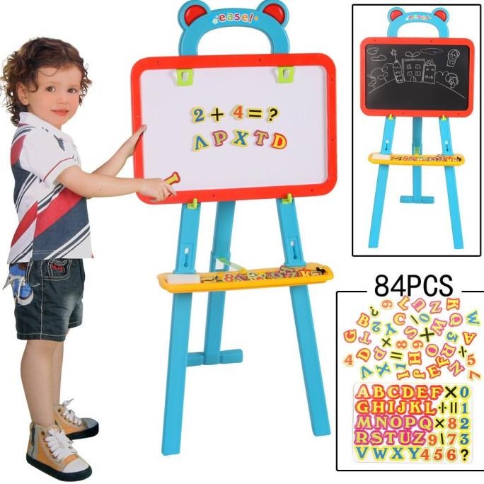 

Terlaris Learning Easel 3 in 1 / Drawing Board Set / Papan Tulis Anak COD