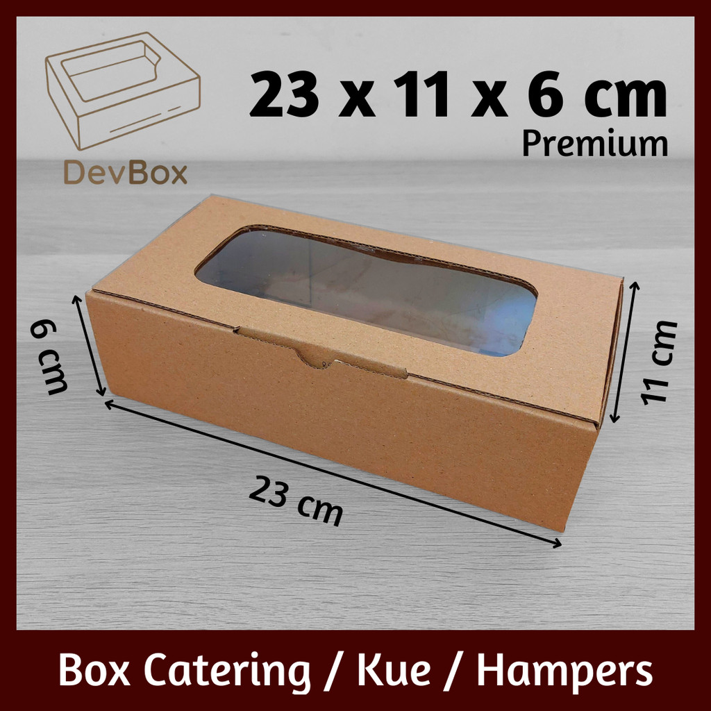 

Kardus Mika 23 x 11 x 6 cm | Kotak Makanan, Catering, Kue, Hampers, Hadiah | Model Pizza Tanpa Lakban