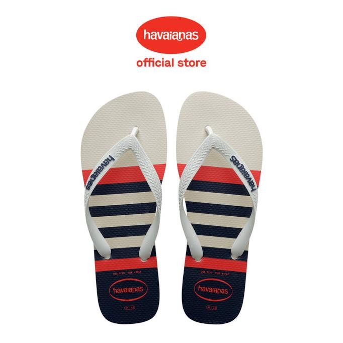 

BLUE- [ONLINE EXCLUSIVE] HAVAIANAS 6349 TOP NAUTICAL WHITE/WHITE/NAVY BLUE - SANDAL PRIA