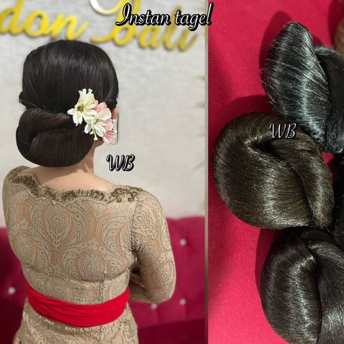 Sanggul Instan Tagel / Sanggul Modern / Sanggul Bali / Hairdo
