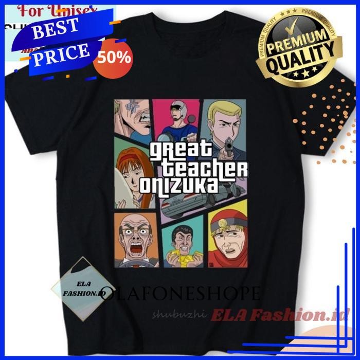 KAOS GREAT TEACHER ONIZUKA GURU BESAR ONIZUKA GTO EIKICHI ONIZUKA -TOMOKO NOMURA TOSHIYUKI SAEJIMA B
