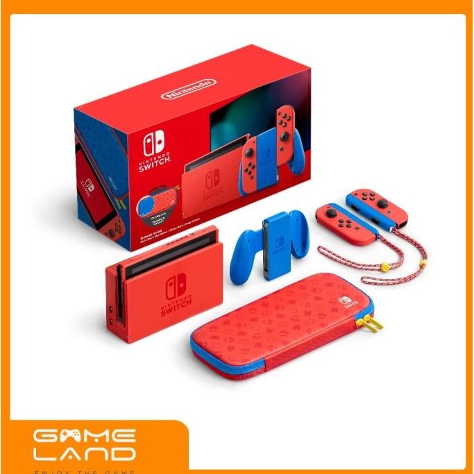 

BLUE- NINTENDO SWITCH GENERATION 2 MARIO RED AND BLUE EDITION CONSOLE HAC V2