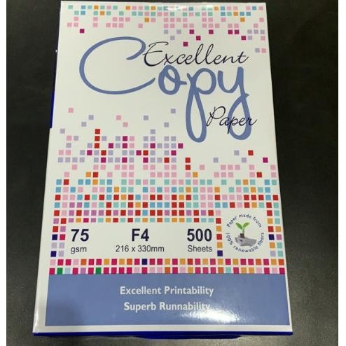 

Sale (1 Rim) Kertas Hvs Folio F4 Excellent 75 Gr (Harga Khusus Online)