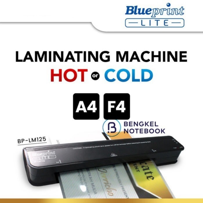 

TERMURAH - Blueprint Mesin Laminating Lite BP-LM125 Ukuran A4 & F4