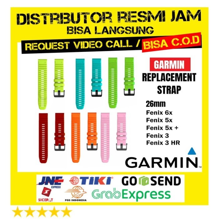 Sale Strap Jam Tangan Garmin Fenix 6X / 5X / 5X / Fenix3 / 3 Hr / 3 26Mm