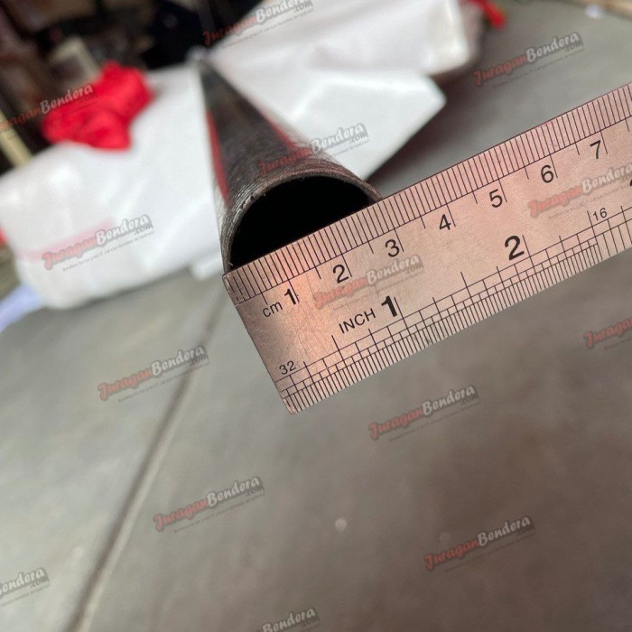 Tiang Bendera Rumah 3M + Bendera Merah Putih Rumah