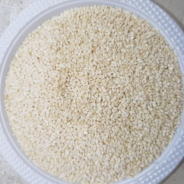 

Wijen Putih / White Sesame Seeds Mentah 1 Kg Repa / Grosir