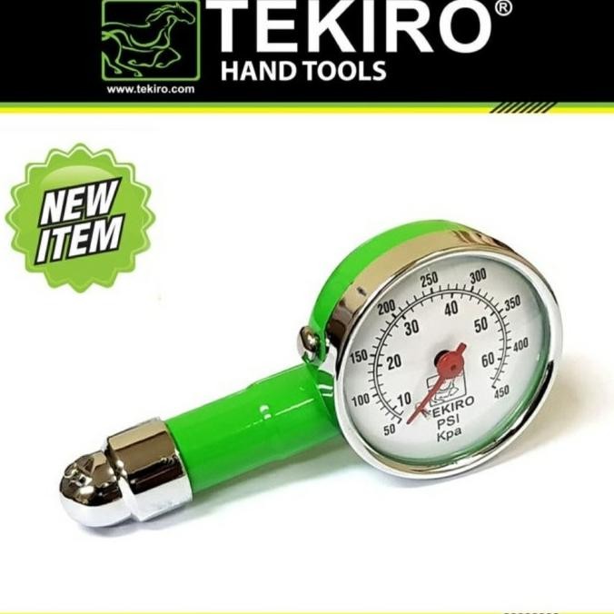 Tekiro Alat Ukur Tekanan Angin Ban Mobil 0-60 Psi Tire Pressure Gauge Original Dan Terpercaya
