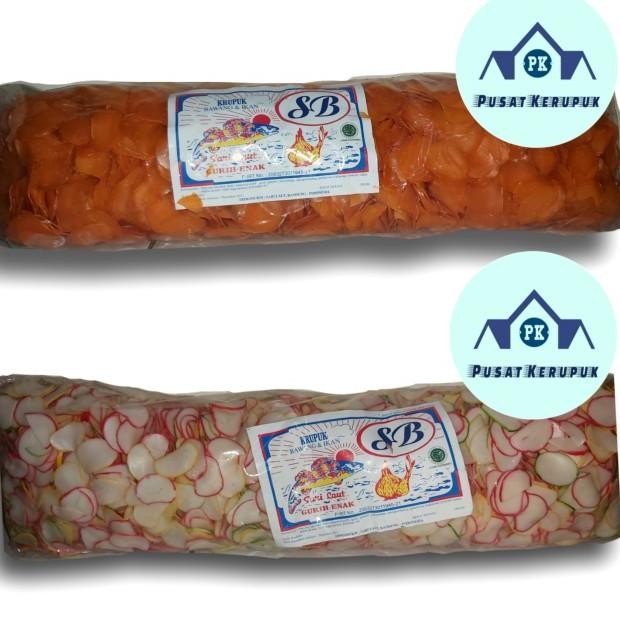 

Kerupuk Bawang Sari Laut/Krupuk Warna Warni Mentah 2,5 Kg/Bal