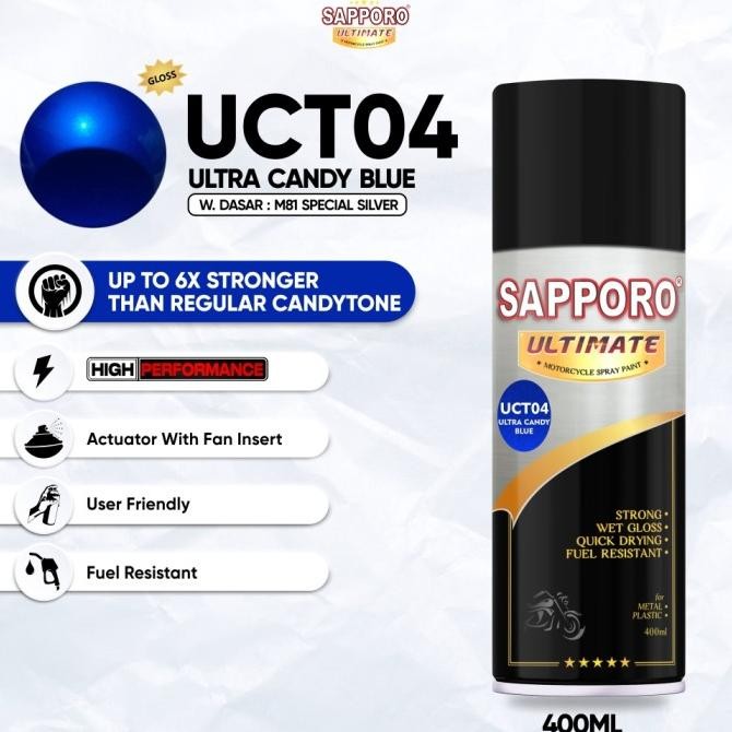 

BLUE- SAPPORO ULTIMATE UCT04 ULTRA CANDY BLUE / SAPPORO SPRAY