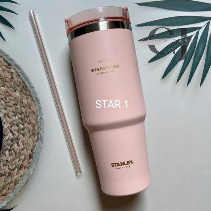 STARBUCKS X STANLEY STAINLESS STEEL TUMBLER WITH STRAW TUMBLER