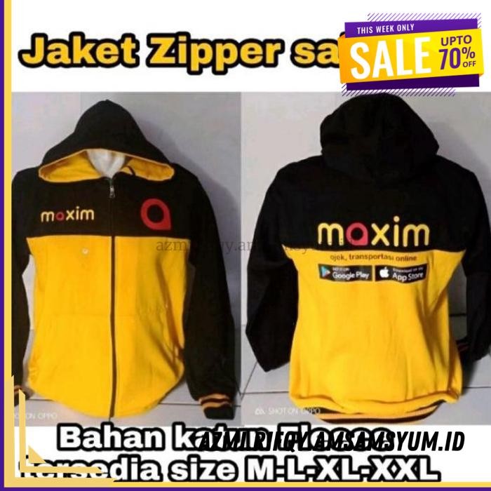 (DONE) JAKET HOODIE SLETING ZIPPER RESLETING ZIPER DISTRO OJEK TRANSPORTASI ONLINE CUSTOM INDONESIA 