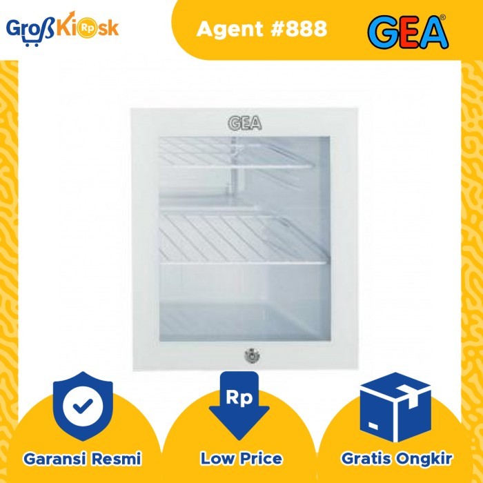DISPLAY COOLER SHOWCASE GEA EXPO 50 KULKAS MINUMAN MINI LOW WATT