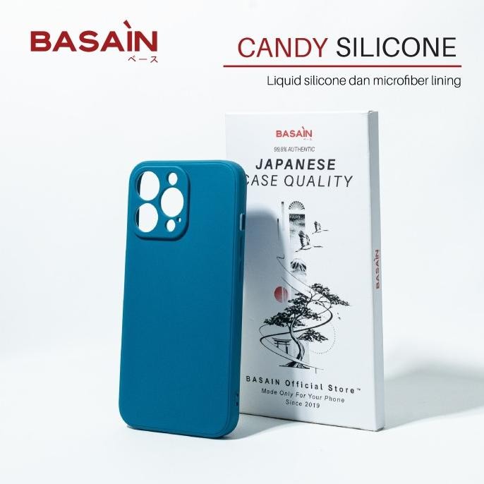 

BLUE- BASAIN CASING IPHONE 15/PLUS/PRO/MAX CANDY SILICONE CASE - NAVY BLUE