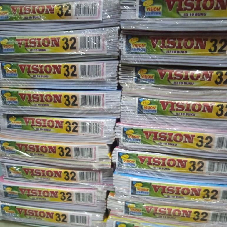 

Terbaru Buku Tulis Vision 32 Lembar (Isi 10 Buku)