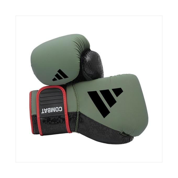 Sarung Tinju Muaythai Adidas Combat 50 Green Boxing Gloves 10 Oz