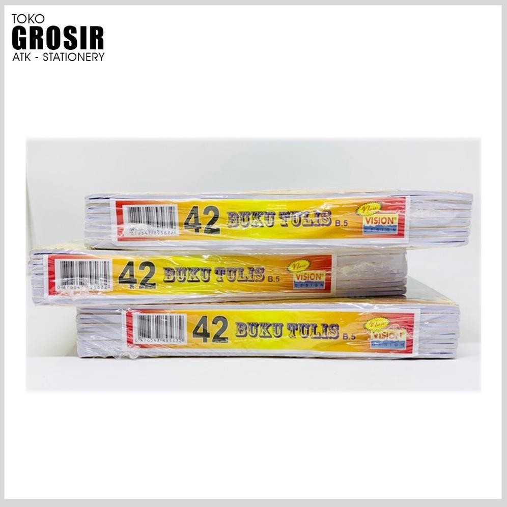 

Discount Buku Tulis Boxy Vision 42 Lembar 1 Pack Isi 6 Buku