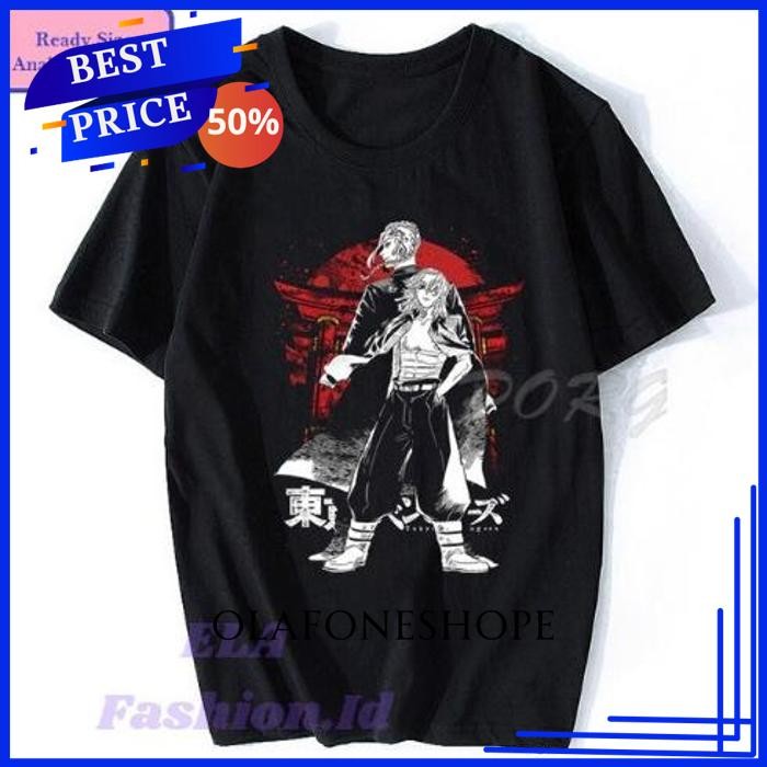 KAOS ANIME TOKYO REVENGERS MANGA MIKEY MANJI T SHIRT ANAK ANAK  DEWASA KEKINIAN BY OLAFONESHOPE BEST