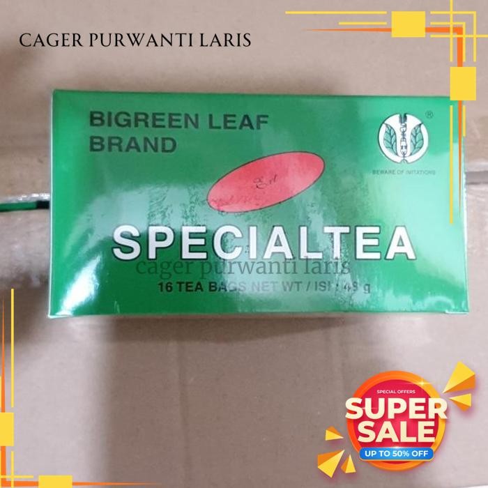 

SPECIAL TEA EXTRA STRENGTH BIGREEN LEAF FREE ONGKIR!!