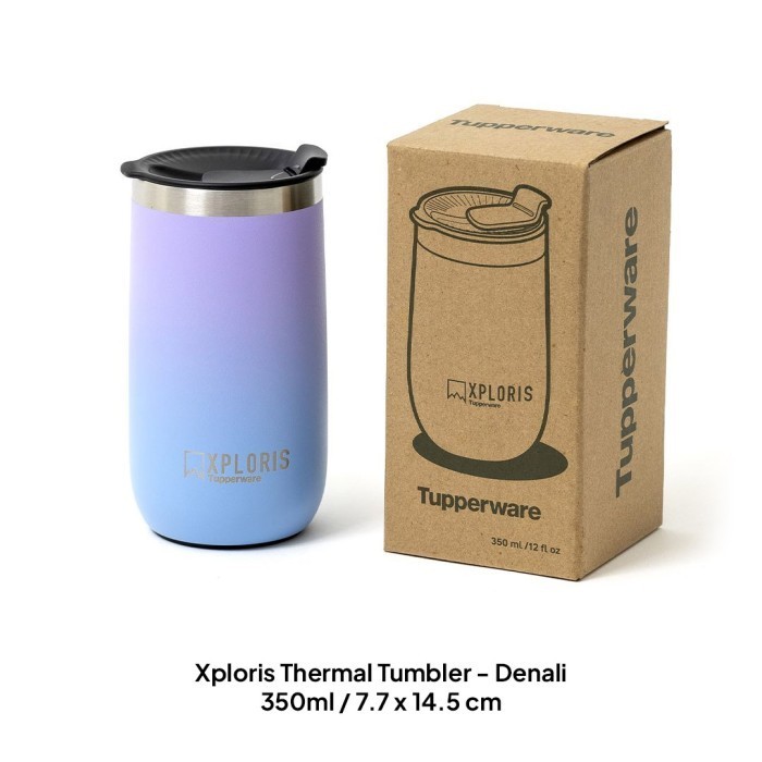 TUPPERWARE XPLORIS THERMAL TUMBLER 1PC BOTOL TERMOS 350ML [A08]