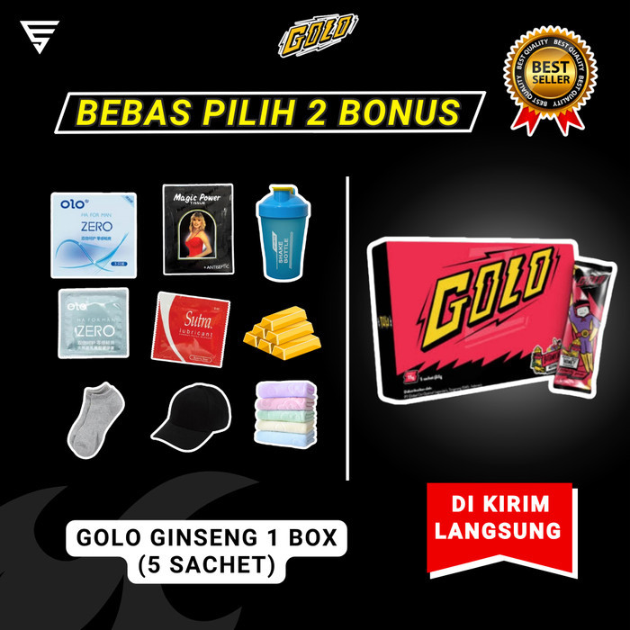 Termurah [Garansi Ori] Mister Golo Ginseng Botanical Vitalitas Pria 1 Box