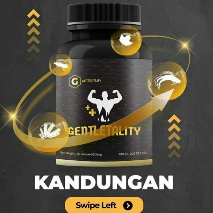 Ready Stock Gentletality Suplemen Herbal Pria Terbaik