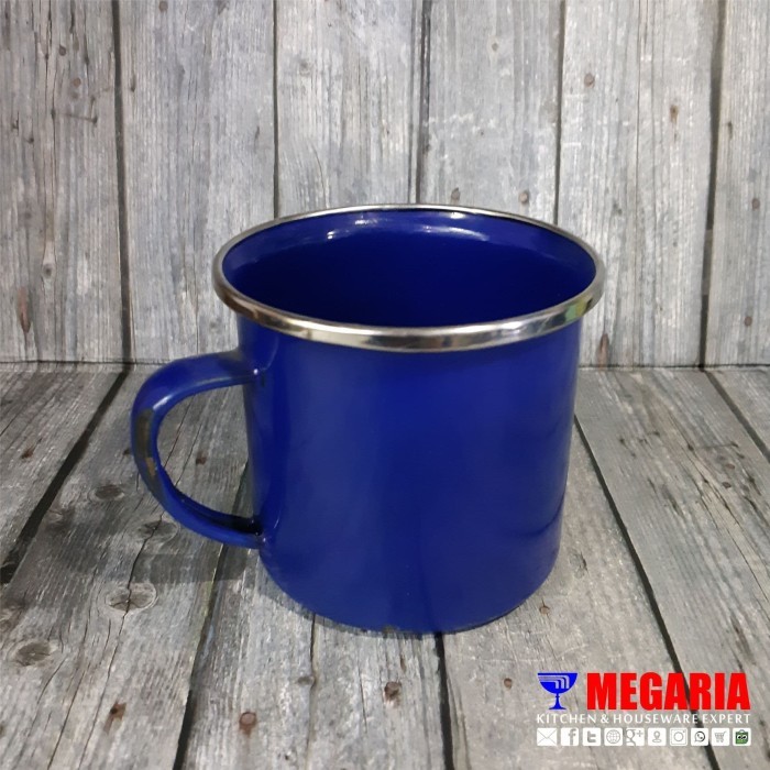 MUG KALENG 8CM/ CANGKIR ENAMEL