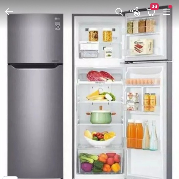 KULKAS LG 2 PINTU GN B195SQMT